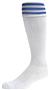 Three-Striped Cushioned Nylon Soccer Socks