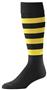 Pro Feet "Bumblebee" 5 Stripe Nylon Soccer Socks