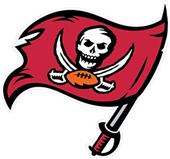 BSI NFL Tampa Bay Buccaneers 12" Logo Car Magnet