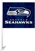 BSI NFL Seattle Seahawks 2-Sided 11"x14" Car Flag BSI NFL Seattle Seahawks 2-Sided 11"x14" Car Flag