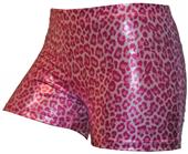 Gem Gear Compression Pink Metallic Leopard Shorts Gem Gear Compression Pink Metallic Leopard Shorts