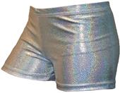 Gem Gear Compression Silver Hologram Shorts