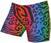 Gem Gear Compression Tie Dye Liger Print Shorts Gem Gear Compression Tie Dye Liger Print Shorts