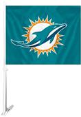 BSI NFL Miami Dolphins 2-Sided 11" x 14" Car Flag BSI NFL Miami Dolphins 2-Sided 11" x 14" Car Flag