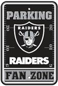 BSI NFL Oakland Raiders Fan Zone Parking Sign BSI NFL Oakland Raiders Fan Zone Parking Sign