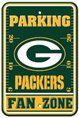BSI NFL Green Bay Packers Fan Zone Parking Sign BSI NFL Green Bay Packers Fan Zone Parking Sign