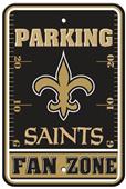 BSI NFL New Orleans Saints Fan Zone Parking Sign BSI NFL New Orleans Saints Fan Zone Parking Sign