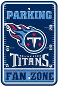 BSI NFL Tennessee Titans Fan Zone Parking Sign