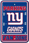 BSI NFL New York Giants Fan Zone Parking Sign BSI NFL New York Giants Fan Zone Parking Sign