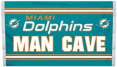 BSI NFL Miami Dolphins Man Cave 3' x 5' Flag BSI NFL Miami Dolphins Man Cave 3' x 5' Flag