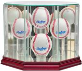 Perfect Cases "4 Baseball" Octagon Display Cases