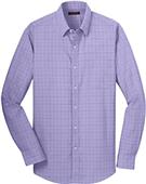 Red House Mens Windowpane Plaid Non-Iron Shirt