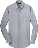 Red House Mens Windowpane Plaid Non-Iron Shirt