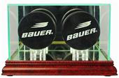 Perfect Cases Double Hockey Puck Display Cases