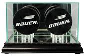 Perfect Cases Double Hockey Puck Display Cases