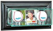 Perfect Cases Wall Mounted Card/2 Baseball Display Perfect Cases Wall Mounted Card/2 Baseball Display
