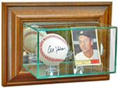 Perfect Cases Wall Mounted Card/Baseball Display Perfect Cases Wall Mounted Card/Baseball Display