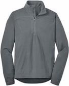Eddie Bauer Mens 1/4-Zip Grid Fleece Pullover