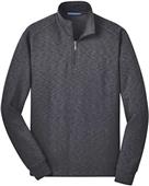 Port Authority Mens Slub Fleece 1/4-Zip Pullover