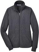 Port Authority Ladies Slub Fleece Full-Zip Jacket