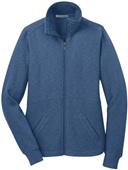 Port Authority Ladies Slub Fleece Full-Zip Jacket