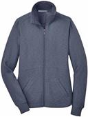 Port Authority Ladies Slub Fleece Full-Zip Jacket