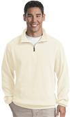 Port Authority Mens Flatback Rib 1/4-Zip Pullover