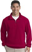 Port Authority Mens Flatback Rib 1/4-Zip Pullover