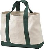 Port & Company 2-Tone Shopping Tote Bag
