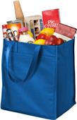 Port & Company Wide Polypropylene Grocery Tote
