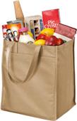 Port & Company Wide Polypropylene Grocery Tote