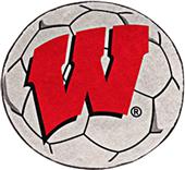 Fan Mats University of Wisconsin Soccer Ball Mat
