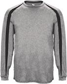 Badger Sport Long Sleeve Fusion Tee Shirt Badger Sport Long Sleeve Fusion Tee Shirt