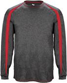 Badger Sport Long Sleeve Fusion Tee Shirt Badger Sport Long Sleeve Fusion Tee Shirt