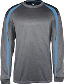 Badger Sport Long Sleeve Fusion Tee Shirt Badger Sport Long Sleeve Fusion Tee Shirt