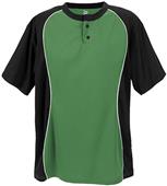 Martin Sports Two Button Placket Baseball Jersey Martin Sports Two Button Placket Baseball Jersey