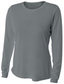A4 Women's L/S Cooling Performance Crew Shirts A4 Women's L/S Cooling Performance Crew Shirts