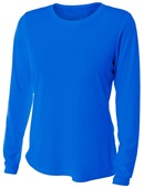 A4 Women's L/S Cooling Performance Crew Shirts A4 Women's L/S Cooling Performance Crew Shirts