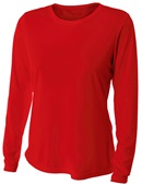 A4 Women's L/S Cooling Performance Crew Shirts A4 Women's L/S Cooling Performance Crew Shirts