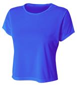 Womens Performance Cap-Sleeve Crew Shirt CO Womens Performance Cap-Sleeve Crew Shirt CO