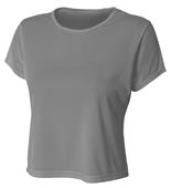 Womens Performance Cap-Sleeve Crew Shirt CO Womens Performance Cap-Sleeve Crew Shirt CO
