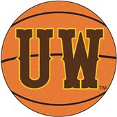 Fan Mats University of Wyoming Basketball Mat Fan Mats University of Wyoming Basketball Mat