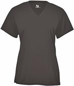 Badger Sport B-Core Ladies Short Sleeve V-Neck Tee