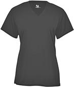 Badger Sport B-Core Ladies Short Sleeve V-Neck Tee