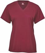 Badger Sport B-Core Ladies Short Sleeve V-Neck Tee