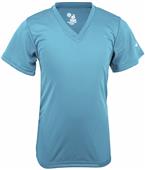 Moisture Wick Girls Short Sleeve V-neck T-Closeout Moisture Wick Girls Short Sleeve V-neck T-Closeout