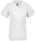 Moisture Wick Girls Short Sleeve V-neck T-Closeout Moisture Wick Girls Short Sleeve V-neck T-Closeout