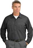 Red Kap Mens Long Sleeve Industrial Work Shirt