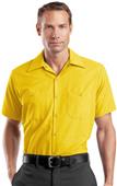Red Kap Mens Short Sleeve Industrial Work Shirt
