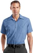 Red Kap Mens Short Sleeve Industrial Work Shirt